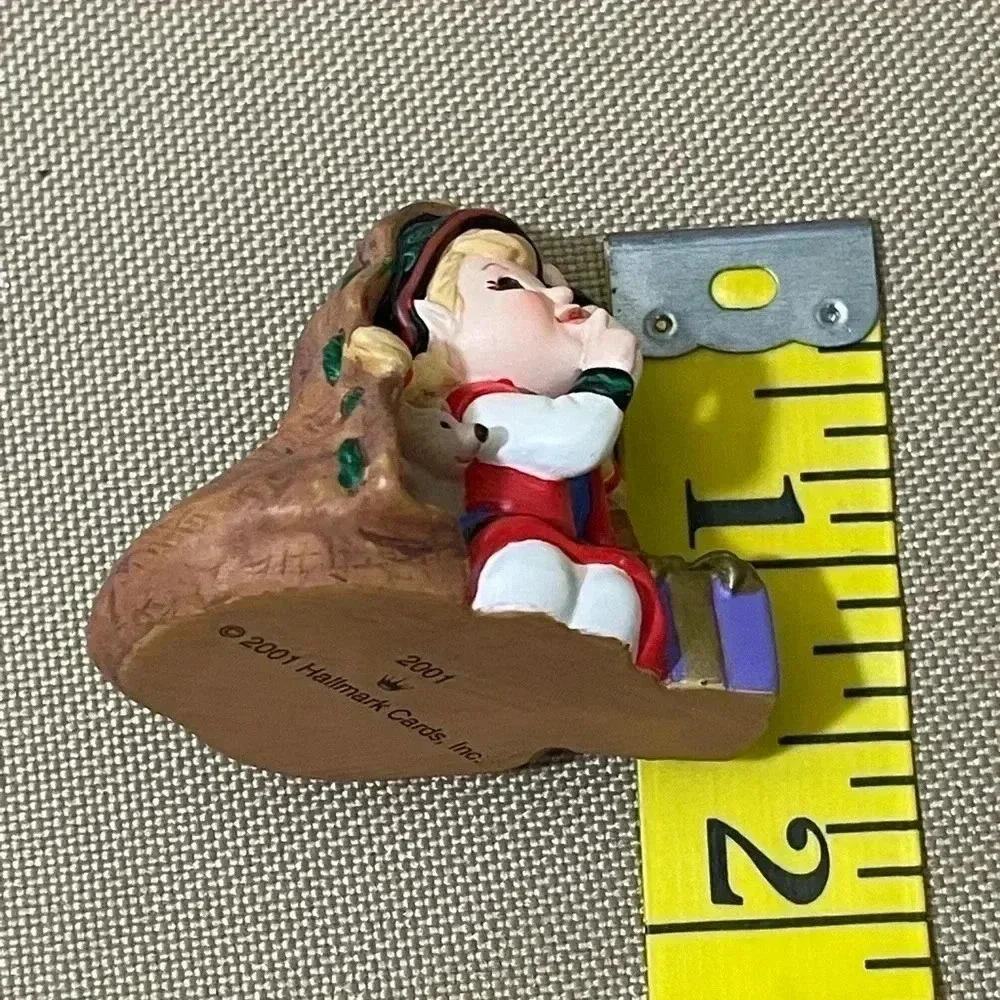 Hallmark 2001 Keepsake Ornament Curius the Elf w/Box